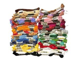 50 Embroidery Floss DMC Sullivan Assorted Colors Craft Projects Sewing